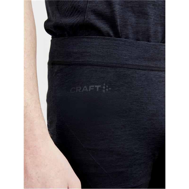craft moške 3/4 hlače core dry active comfort black - aktivno perilo