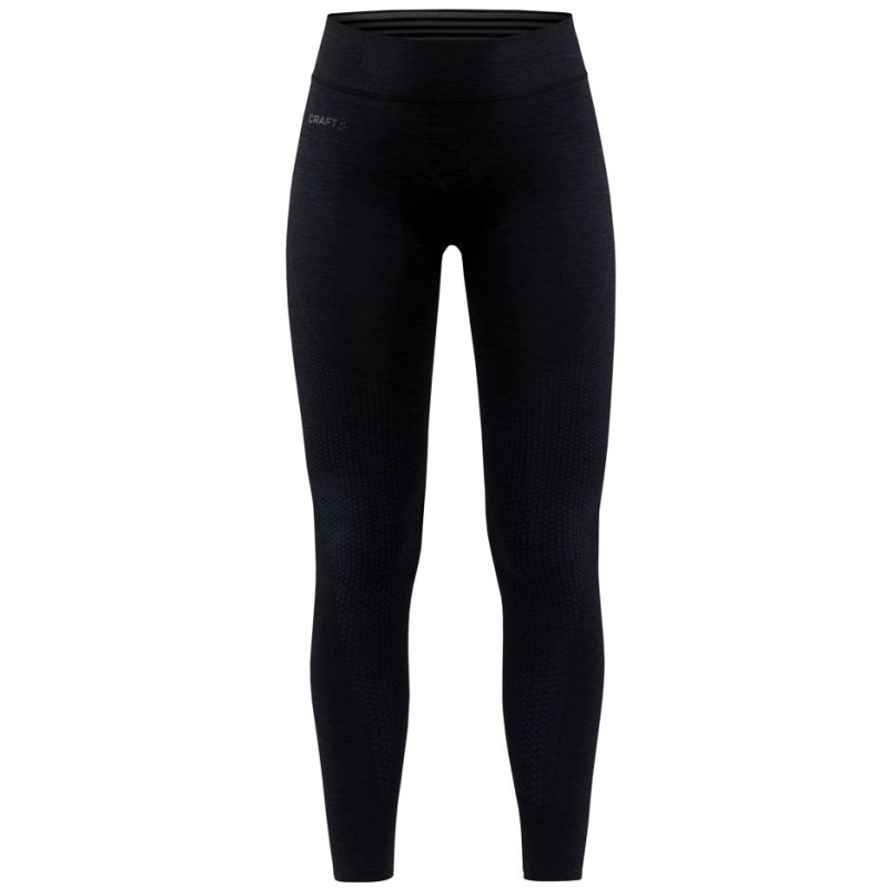 craft ženske dolge hlače core dry active comfort black - aktivno perilo