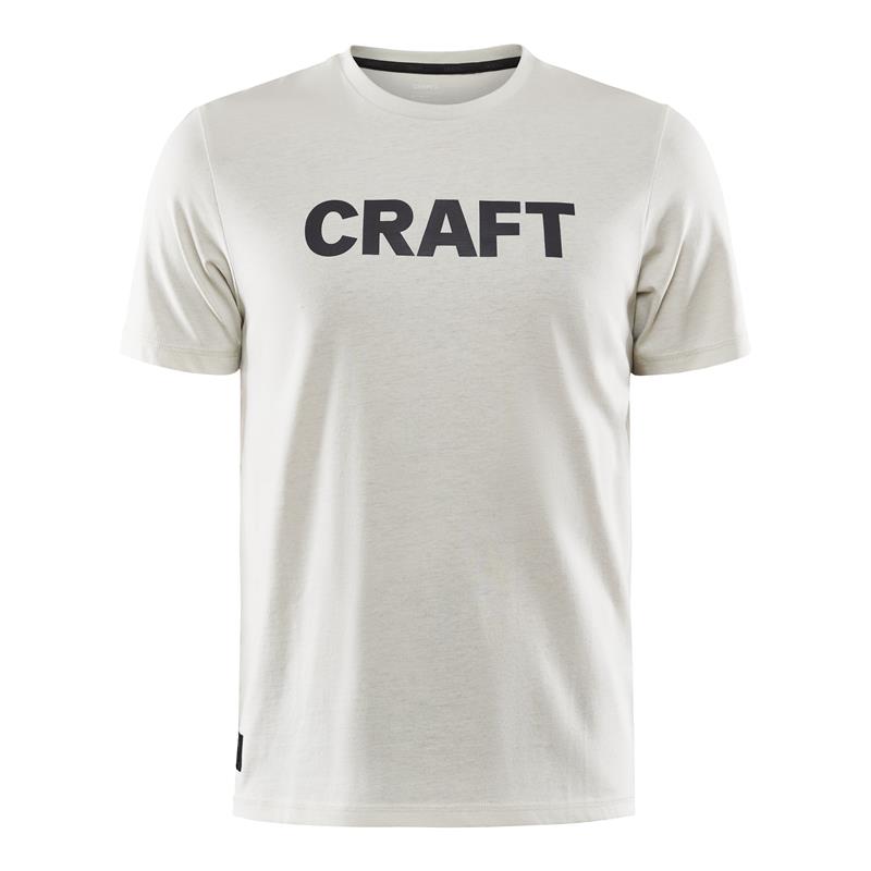craft moška športna majica s kratkimi rokavi iz mešanice bombaža core craft ash