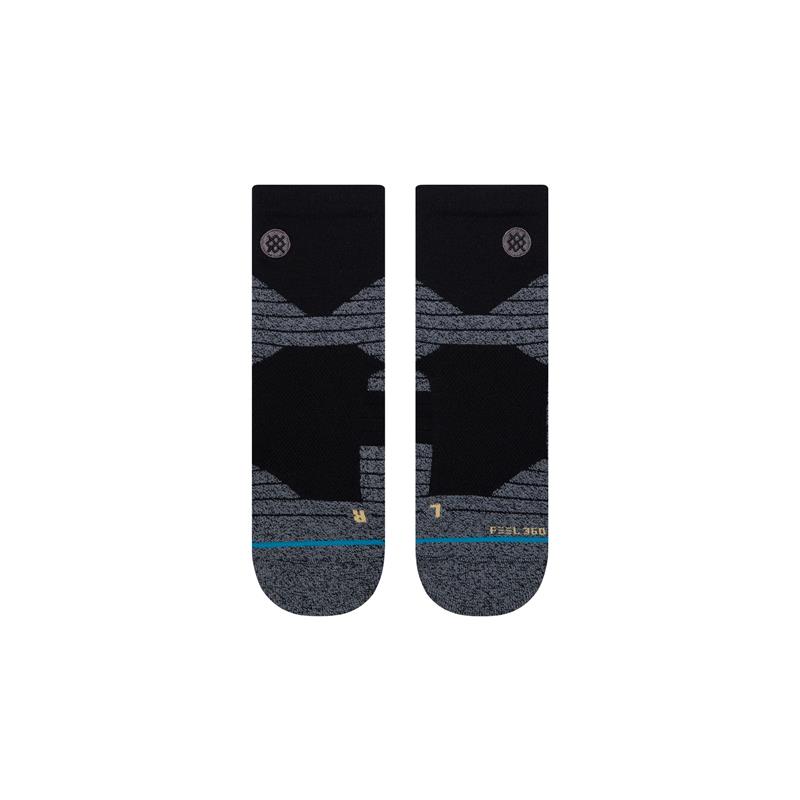 stance tehnične nogavice icon sport qtr black