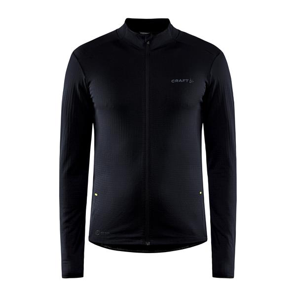 craft moška kolesarska majica z dolgimi rokavi core subz jersey black
