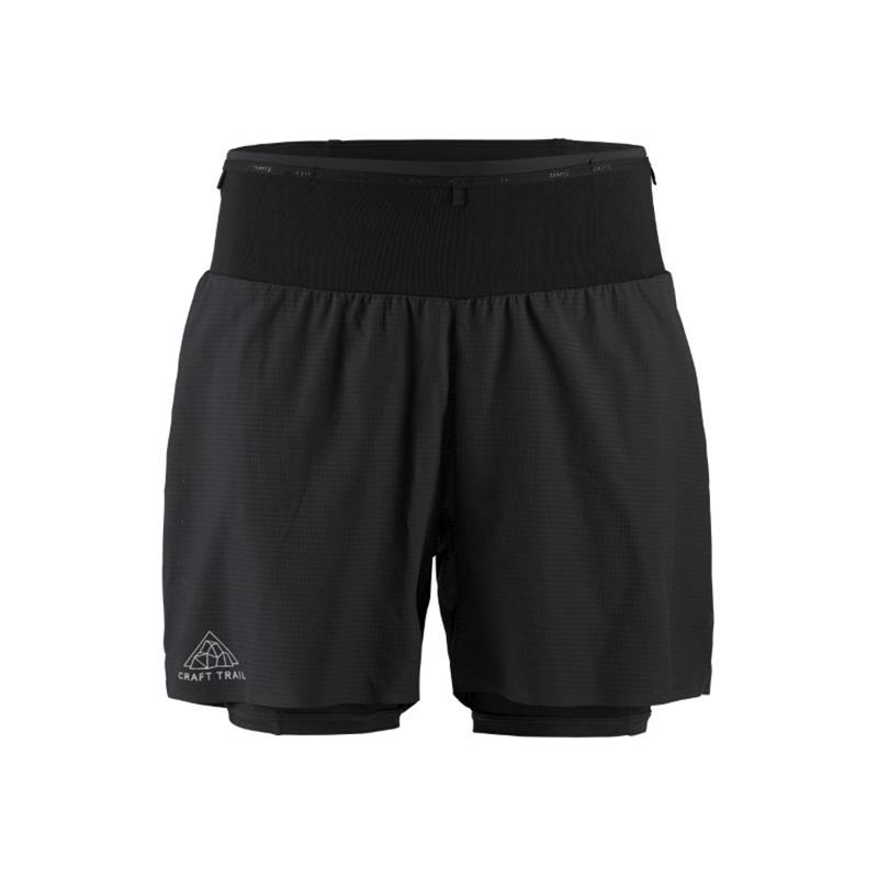craft moške kratke hlače pro trail shorts black