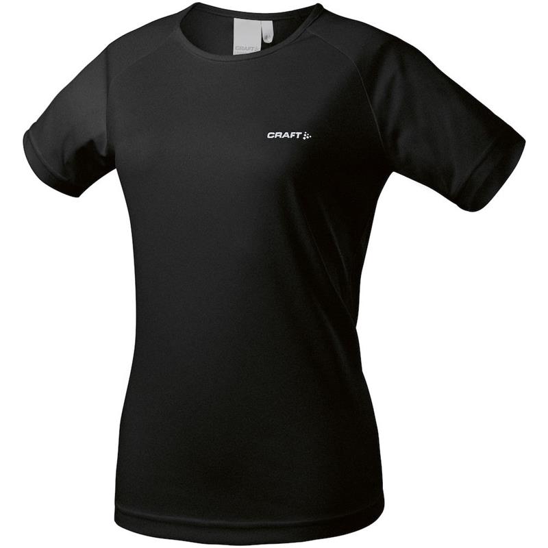 craft ženska majica s kratkimi rokavi prime tee black