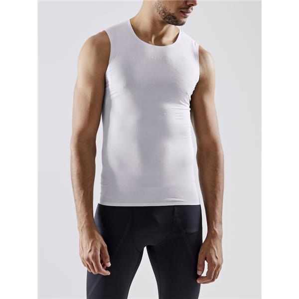 craft moška majica brez rokavov pro dry nanoweight white-aktivno perilo 